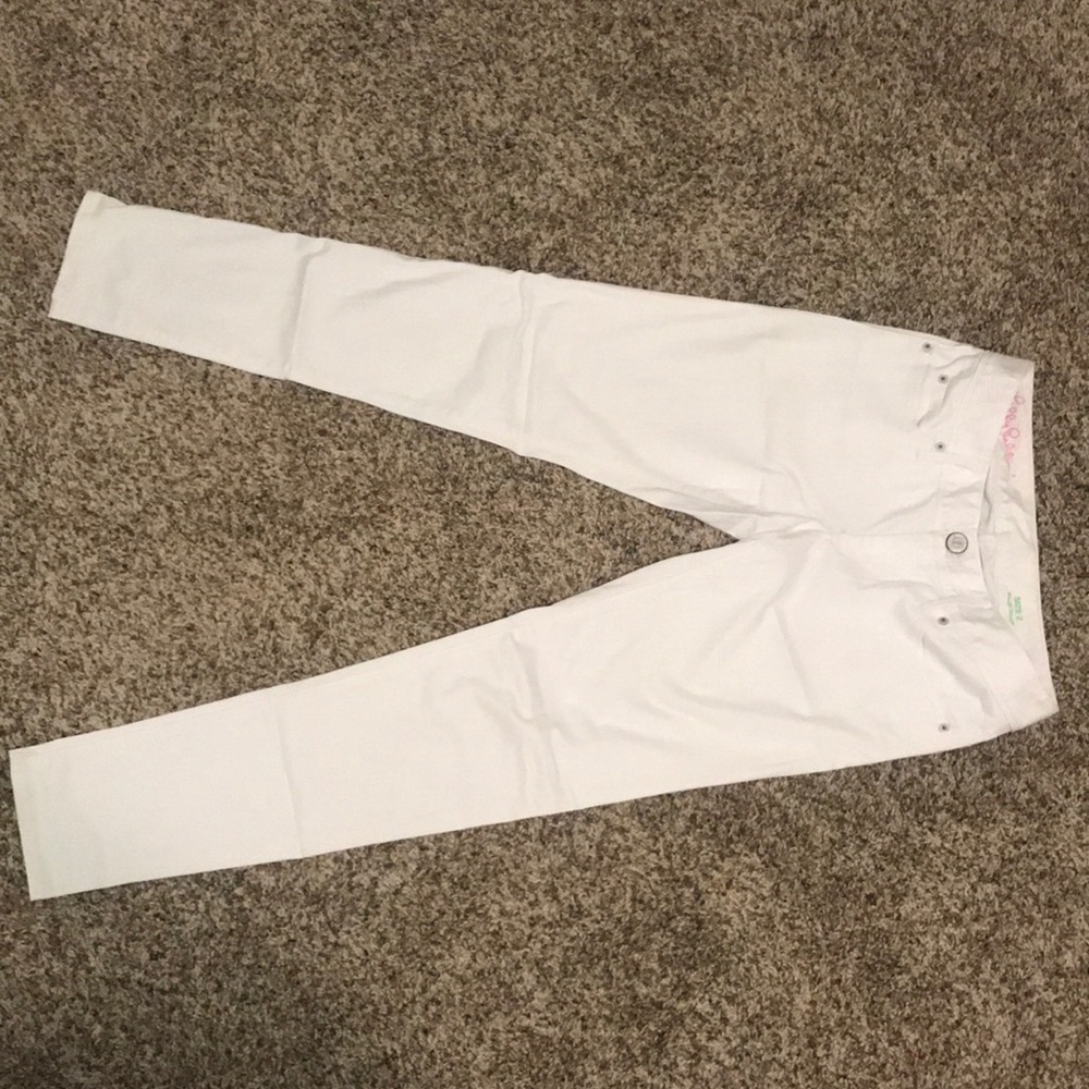 Lilly Pulitzer Worth Skinny Jeans White